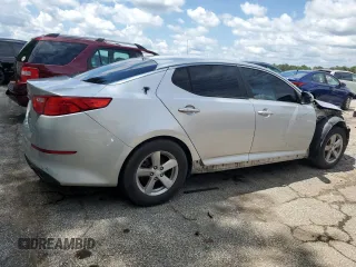 2014 Kia Optima LX with VIN 5XXGM4A70EG301086, listed as a Copart auction lot 61846685 with 157,622 mi miles and Salvage title. Bid and sale history available at DreamBid. Image 3.