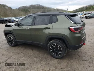 2021 Jeep Compass Trailhawk with VIN 3C4NJDDB3MT515203, listed as a Copart auction lot 52522695 with 78,313 mi miles and Salvage title. Bid and sale history available at DreamBid. Image 2.