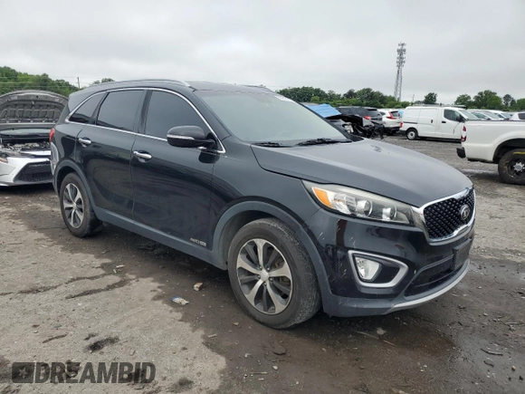 2017 Kia Sorento EX z VIN 5XYPHDA59HG246351, wystawiony jako Copart lot #58919185 z przebiegiem 119 615 mil mil oraz Czysty tytuł • Clean title. Historia ofert i sprzedaży dostępna na DreamBid. Obrazek 4.