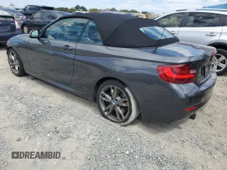 2016 BMW 2 Series M235i with VIN WBA1M1C55GV394370, listed as a Copart auction lot 50843504 with 55,672 mi miles. Bid and sale history available at carsss.com. Image 2.