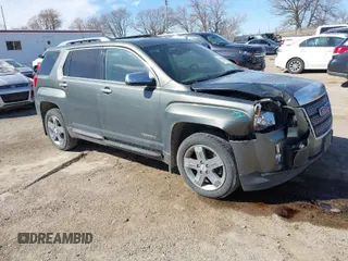 2012 GMC Terrain SLT-2 with VIN 2GKALWEK0C6285596, listed as a IAAI auction lot 41810572 with 112,796 mi miles. Bid and sale history available at carsss.com. Image 1.