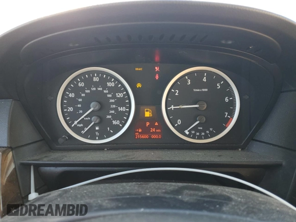 2006 BMW 5 Series 530xi with VIN WBANN73586CN02816, listed as a Copart auction lot 88349585 with 215,600 mi miles and Salvage Title. Bid and sale history available at carsss.com. Image 9.