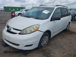2006 Toyota Sienna CE with VIN 5TDZA23C36S399658, listed as a IAAI auction lot 42129990 with 217,674 mi miles. Bid and sale history available at carsss.com. Image 2.