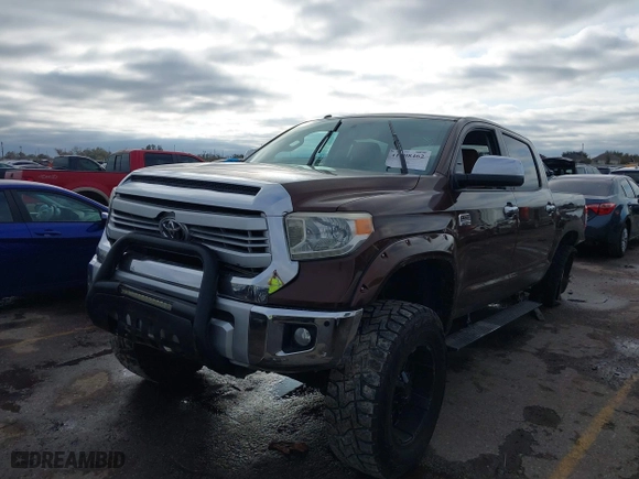 2014 Toyota Tundra 4WD Truck Platinum with VIN 5TFAW5F18EX411578, listed as a IAAI auction lot 41108462 with 150,873 mi miles. Bid and sale history available at carsss.com. Image 17.