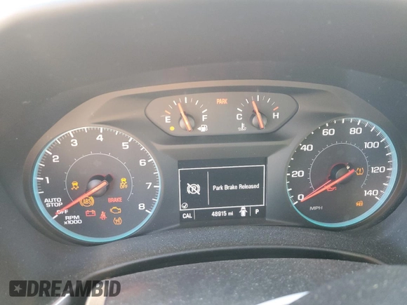 2018 Chevrolet Equinox LT with VIN 2GNAXTEX5J6236960, listed as a Copart auction lot 49912835 with 48,915 mi miles and Salvage Title. Bid and sale history available at carsss.com. Image 9.