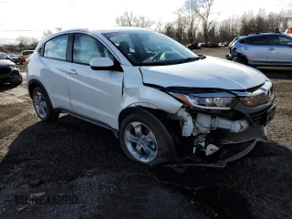 2021 Honda HR-V LX with VIN 3CZRU6H30MM719663, listed as a Copart auction lot 49524795 with 34,706 mi miles and Salvage Title. Bid and sale history available at DreamBid. Image 4.