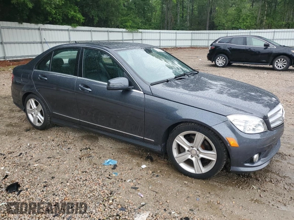 2010 Mercedes-Benz C 300 Sport with VIN WDDGF5EB2AR123709, listed as a Copart auction lot 59733415 with 169,313 mi miles and Salvage title. Bid and sale history available at DreamBid. Image 4.