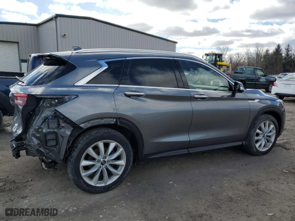 2019 Infiniti QX50 LUXE with VIN 3PCAJ5M35KF124806, listed as a Copart auction lot 48160945 with 85,480 mi miles and Salvage Title. Bid and sale history available at carsss.com. Image 3.