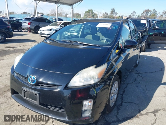 2010 Toyota Prius II with VIN JTDKN3DU4A0059305, listed as a IAAI auction lot 41563162 with 157,898 mi miles. Bid and sale history available at carsss.com. Image 17.