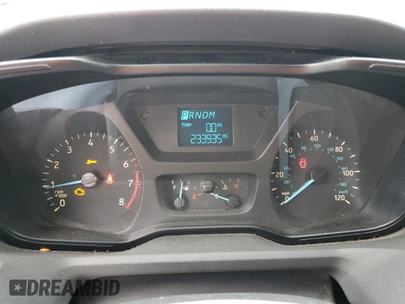 2015 Ford Transit Cargo with VIN 1FTNR1CG7FKA98838, listed as a Copart auction lot 48829135 with 233,935 mi miles and Salvage Title. Bid and sale history available at carsss.com. Image 9.