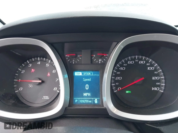 2015 Chevrolet Equinox LT with VIN 1GNALCEK6FZ142355, listed as a IAAI auction lot 41363653 with 109,259 mi miles. Bid and sale history available at carsss.com. Image 7.