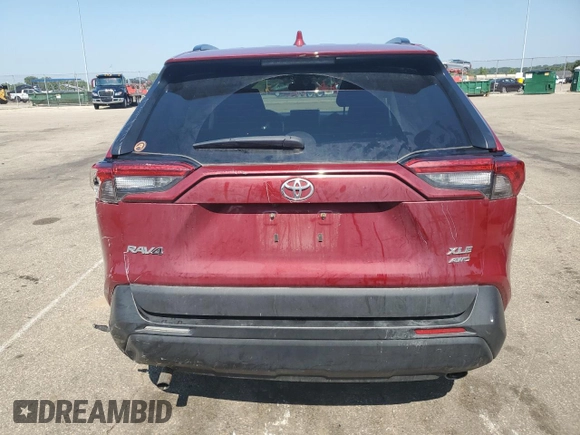 2023 Toyota RAV4 XLE with VIN 2T3P1RFV2PW396215, listed as a Copart auction lot 63398445 with 43,679 mi miles and Salvage title. Bid and sale history available at DreamBid. Image 6.