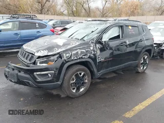 2018 Jeep Compass Trailhawk с VIN 3C4NJDDB4JT128820, выставлен на аукционе IAAI как лот 40959555 с пробегом Не указан миль и . История ставок и продаж доступна на DreamBid. Изображение 2.
