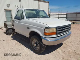 1996 Ford F-250 with VIN 1FDHF26H4TEB72271, listed as a IAAI auction lot 41891111 with 35,506 mi miles and . Bid and sale history available at DreamBid. Image 1.