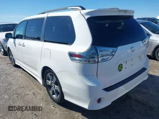 2015 Toyota Sienna SE with VIN 5TDXK3DC4FS658148, listed as a IAAI auction lot 41601341 with 110,329 mi miles. Bid and sale history available at carsss.com. Image 3.