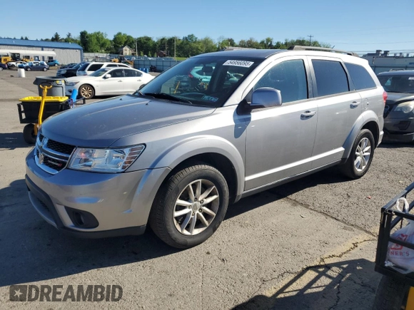 2017 Dodge Journey SXT with VIN 3C4PDCBG7HT576102, listed as a Copart auction lot 54956095 with 114,102 mi miles and Clean Title. Bid and sale history available at DreamBid. Image 1.