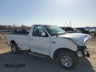 2000 Ford F-150 XL with VIN 1FTZF1825YKB19373, listed as a Copart auction lot 52078555 with 124,452 mi miles and Salvage title. Bid and sale history available at DreamBid. Image 4.