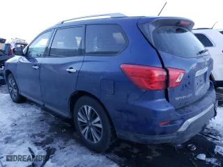 2017 Nissan Pathfinder S with VIN 5N1DR2MM0HC684442, listed as a Copart auction lot 88312415 with 123,507 mi miles and Salvage Title. Bid and sale history available at carsss.com. Image 2.