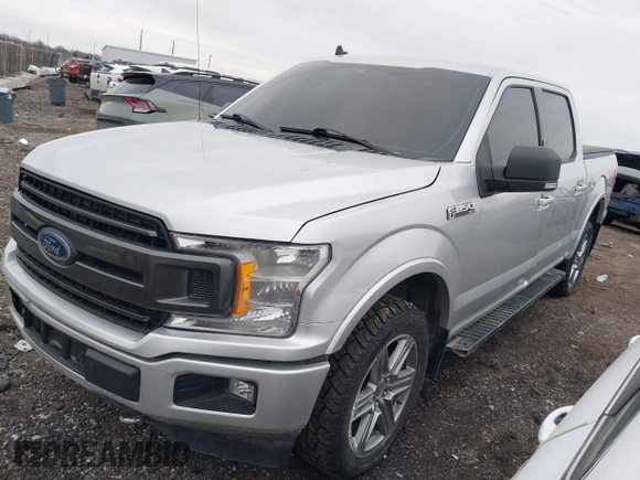 2019 Ford F-150 XL with VIN 1FTEW1E45KFB55357, listed as a IAAI auction lot 41708291 with 114,099 mi miles. Bid and sale history available at carsss.com. Image 18.