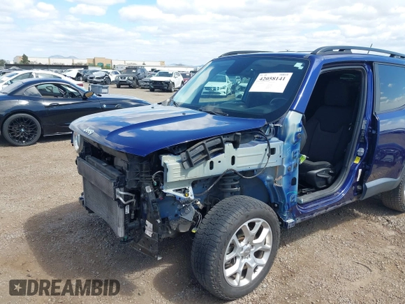 2017 Jeep Renegade Latitude with VIN ZACCJBBB8HPG59308, listed as a IAAI auction lot 42058141 with 175,912 mi miles and . Bid and sale history available at DreamBid. Image 6.