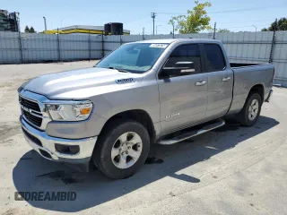 2020 Ram 1500 Big Horn with VIN 1C6SRFBT5LN187209, listed as a Copart auction lot 65417675 with 78,406 mi miles and Clean title. Bid and sale history available at DreamBid. Image 1.