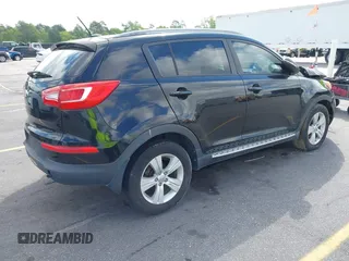 2013 Kia Sportage LX with VIN KNDPB3A27D7428624, listed as a IAAI auction lot 42006497 with 91,244 mi miles. Bid and sale history available at carsss.com. Image 4.