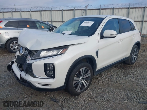 2021 Mitsubishi Outlander Sport ES with VIN JA4ARUAU5MU019400, listed as a IAAI auction lot 40968228 with 85,776 mi miles. Bid and sale history available at carsss.com. Image 2.