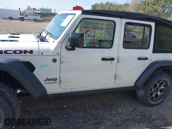 2019 Jeep Wrangler Unlimited Rubicon с VIN 1C4HJXFN5KW601223, выставлен на аукционе IAAI как лот 42118985 с пробегом 81 259 миль миль и . История ставок и продаж доступна на DreamBid. Изображение 14.