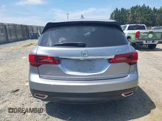 2016 Acura MDX w/Tech with VIN 5FRYD4H41GB048803, listed as a IAAI auction lot 42066482 with 105,435 mi miles. Bid and sale history available at carsss.com. Image 16.