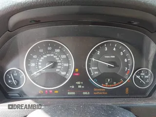 2015 BMW 3 Series 328i with VIN WBA3A5C55FF607013, listed as a IAAI auction lot 41527827 with 80,000 mi miles. Bid and sale history available at carsss.com. Image 7.