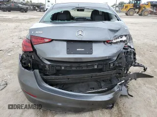 2022 Mercedes-Benz C 300 with VIN W1KAF4GB1NR007727, listed as a Copart auction lot 67878504 with 12,880 mi miles and Salvage Title. Bid and sale history available at DreamBid. Image 6.
