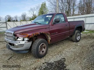 2001 Dodge Ram 1500 with VIN 1B7HF16Y61S235366, listed as a Copart auction lot 52591425 with 112,715 mi miles and Salvage Title. Bid and sale history available at carsss.com. Image 1.