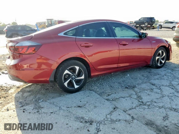 2022 Honda Insight EX z VIN 19XZE4F5XNE017373, wystawiony jako Copart lot #53974555 z przebiegiem 53 982 mil mil oraz Szkoda całkowita • Salvage title. Historia ofert i sprzedaży dostępna na DreamBid. Obrazek 3.