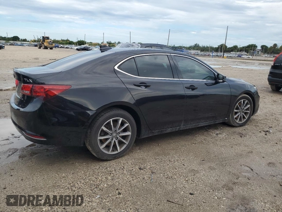2019 Acura TLX with VIN 19UUB1F34KA003839, listed as a Copart auction lot 46696995 with 0 mi miles and Non Repairable. Bid and sale history available at carsss.com. Image 3.