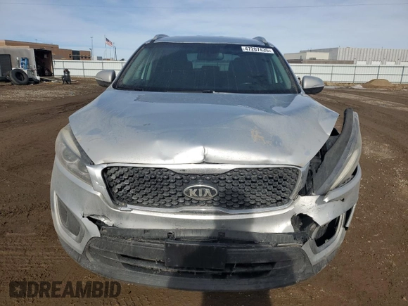 2016 Kia Sorento LX with VIN 5XYPG4A36GG090107, listed as a Copart auction lot 47207435 with 97,987 mi miles and Salvage Title. Bid and sale history available at DreamBid. Image 5.