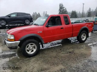 1999 Ford Ranger XLT with VIN 1FTZR15X1XPA23877, listed as a Copart auction lot 45708975 with 152,888 mi miles and Salvage Title. Bid and sale history available at carsss.com. Image 1.