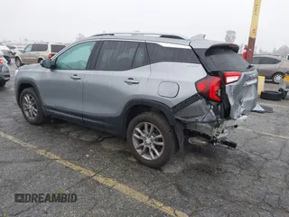 2023 GMC Terrain SLT with VIN 3GKALVEG4PL272230, listed as a IAAI auction lot 41896578 with 21,009 mi miles and . Bid and sale history available at carsss.com. Image 3.