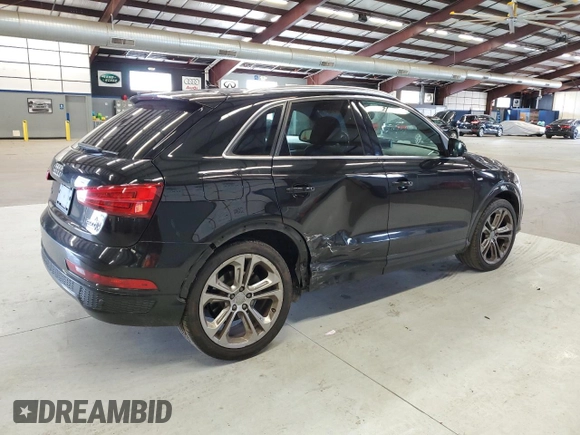 2017 Audi Q3 Prestige with VIN WA1GCCFS0HR002185, listed as a Copart auction lot 76092414 with 100,171 mi miles and Salvage Title. Bid and sale history available at carsss.com. Image 3.