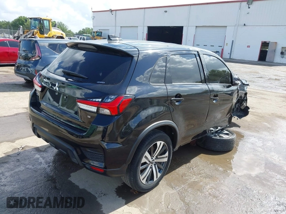 2020 Mitsubishi Outlander Sport ES 2.0 with VIN JA4AR3AU8LU028620, listed as a IAAI auction lot 42176148 with 84,100 mi miles. Bid and sale history available at carsss.com. Image 4.