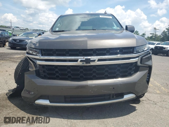2021 Chevrolet Suburban LS with VIN 1GNSKBED0MR300723, listed as a Copart auction lot 65056755 with 58,497 mi miles and Salvage title. Bid and sale history available at DreamBid. Image 5.