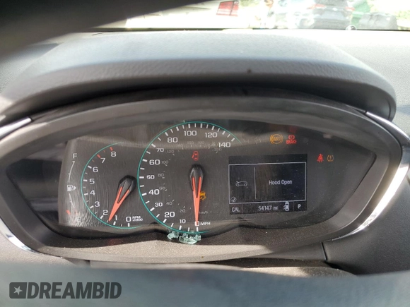2020 Chevrolet Trax LT with VIN 3GNCJLSB4LL286797, listed as a Copart auction lot 57975375 with 54,147 mi miles and Salvage title. Bid and sale history available at DreamBid. Image 9.