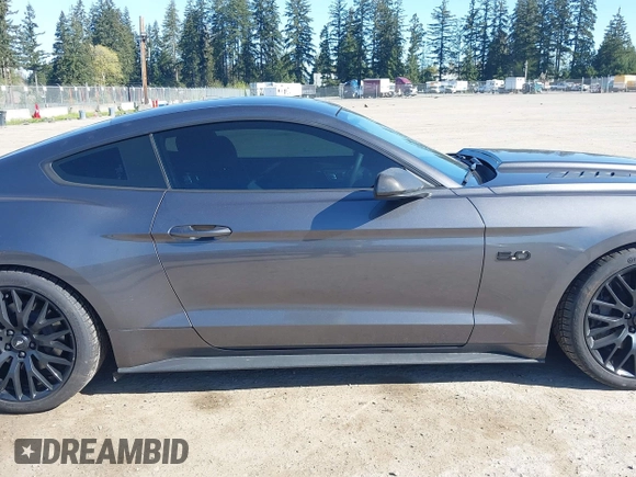 2018 Ford Mustang GT with VIN 1FA6P8CF4J5185412, listed as a IAAI auction lot 42077594 with 44,654 mi miles and . Bid and sale history available at DreamBid. Image 13.