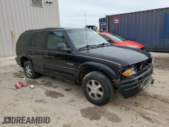 1998 Oldsmobile Bravada z VIN 1GHDT13W9W2730673, wystawiony jako Copart lot #80996524 z przebiegiem 126 418 mil mil oraz Nie do naprawy • Non repairable. Historia ofert i sprzedaży dostępna na DreamBid. Obrazek 4.