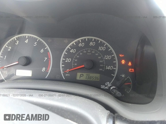 2010 Toyota Corolla with VIN JTDBU4EE5AJ086250, listed as a IAAI auction lot 27155521 with 138,596 mi miles and . Bid and sale history available at DreamBid. Image 7.