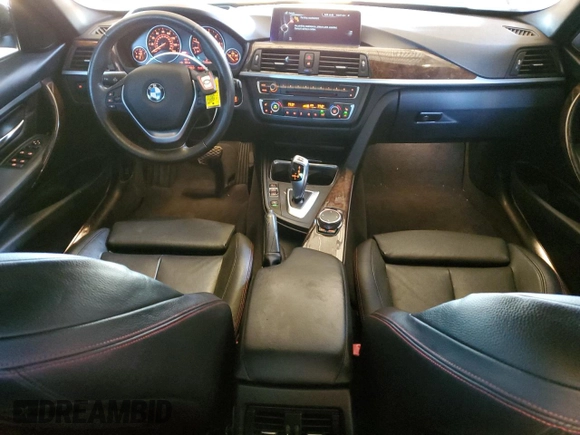 2015 BMW 3 Series 328d with VIN WBA3D3C50FK157838, listed as a Copart auction lot 82547024 with 83,216 mi miles and Salvage title. Bid and sale history available at DreamBid. Image 8.