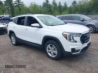 2023 GMC Terrain SLE z VIN 3GKALTEG4PL232136, wystawiony jako IAAI lot #42251665 z przebiegiem 59 330 mil mil oraz . Historia ofert i sprzedaży dostępna na DreamBid. Obrazek 1.