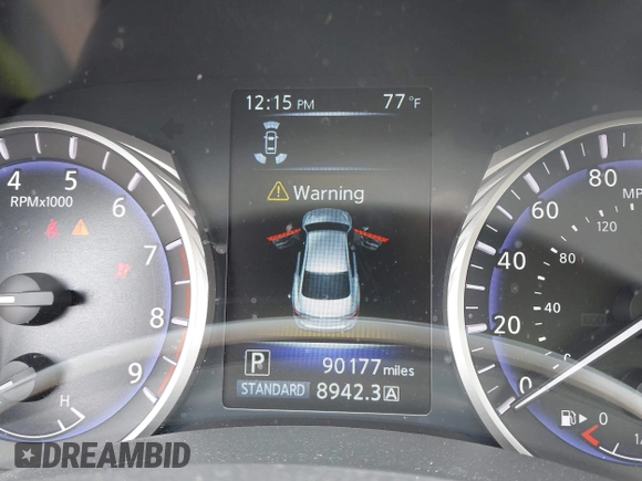 2017 Infiniti Q50 Premium with VIN JN1EV7AR3HM840309, listed as a IAAI auction lot 42301106 with 90,177 mi miles and . Bid and sale history available at DreamBid. Image 15.