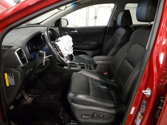 2020 Kia Sportage EX with VIN KNDPNCAC2L7703007, listed as a Copart auction lot 54276035 with 65,269 mi miles and Salvage title. Bid and sale history available at DreamBid. Image 7.
