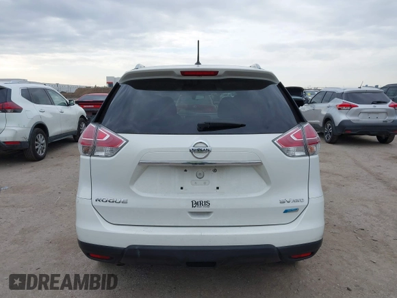 2014 Nissan Rogue S with VIN 5N1AT2MV5EC773061, listed as a IAAI auction lot 41572852 with 175,899 mi miles. Bid and sale history available at carsss.com. Image 16.
