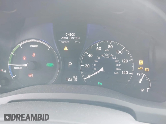 2012 Lexus RX 450h with VIN JTJBC1BA2C2045569, listed as a IAAI auction lot 41655730 with 78,319 mi miles and . Bid and sale history available at DreamBid. Image 7.